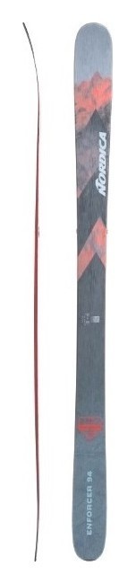 Лижі гірські (без кріплень) Nordica ENFORCER 94 179см Grey/red (0A130800) WRH
