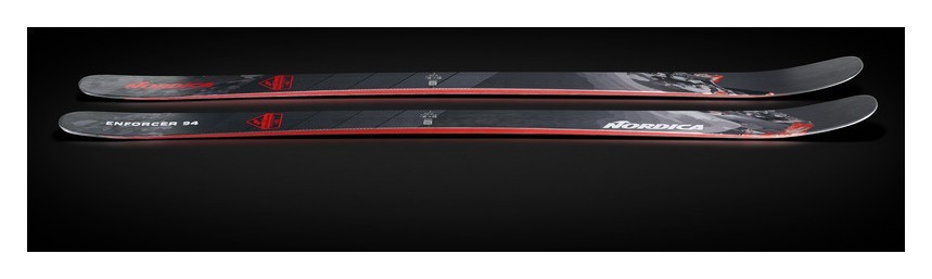 Лижі гірські (без кріплень) Nordica ENFORCER 94 179см Grey/red (0A130800) WRH, укр, укр
