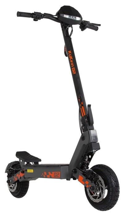 Електросамокат Kugoo Kirin G2 2026 (800 Вт; 15 А*год; 48 В), чорний, укр, укр