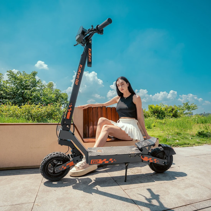 Електросамокат Kugoo Kirin G2 2026 (800 Вт; 15 А*год; 48 В), чорний, укр, укр