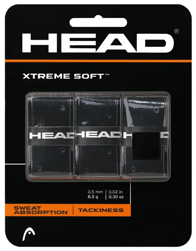 Овергріп HEAD ( 285104 ) XtremeSoft Grip Overwrap, dozen 2025 (BK)