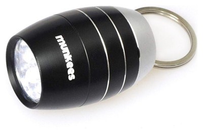 Munkees 1082 брелок-фонарик Cask shape 6-LED light black