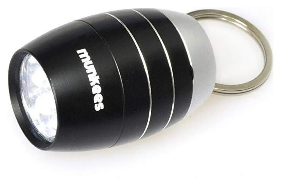 Munkees 1082 брелок-фонарик Cask shape 6-LED light black (1082-BK1)