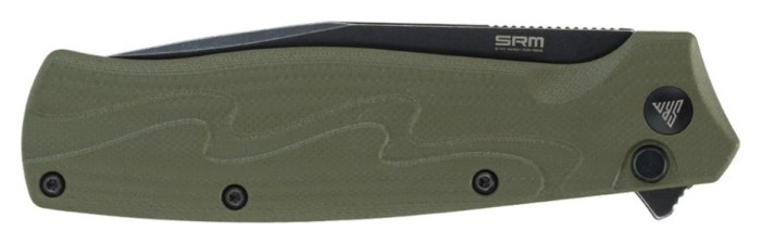 Ніж складаний туристичний SRM 221X-GP (9.2 см) 14C28N , G10 зелений