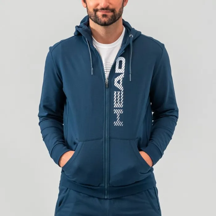 Кофти та толстовки для тенісу HEAD ( 811459 ) CLUB FYNN Hoodie FZ Men 2022