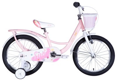 Велосипед ST 18" SPACE KID SUN BH рама-10" розовый 2024 крылья, крыло пер., крыло зад., корзина