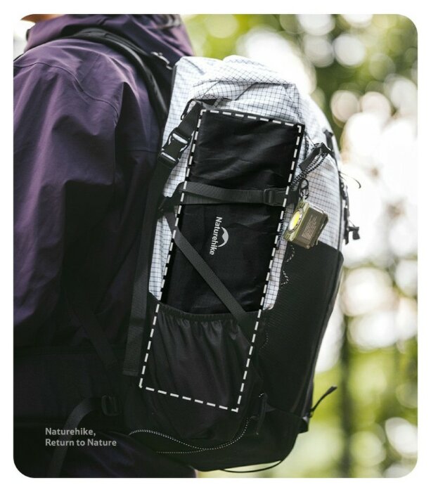 Складной стол Naturehike CNK2450JJ024, 31х21 см, алюминий, черный