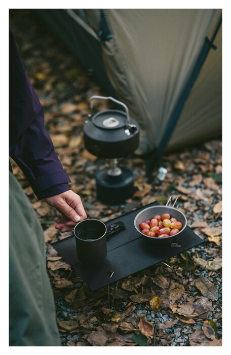 Складной стол Naturehike CNK2450JJ024, 31х21 см, алюминий, черный