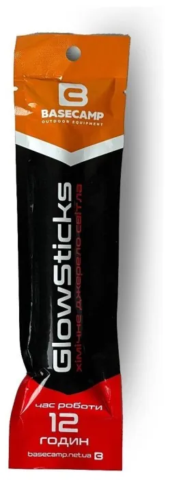 Химический источник света BaseCamp GlowSticks, Red