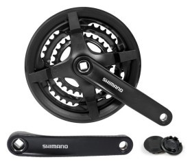 Шатун L170мм 28-38-48Т SHIMANO FC-TY301 под квадрат