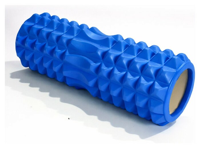 Валик масажний для тіла (s45r) Bavar Sport (блакитний)