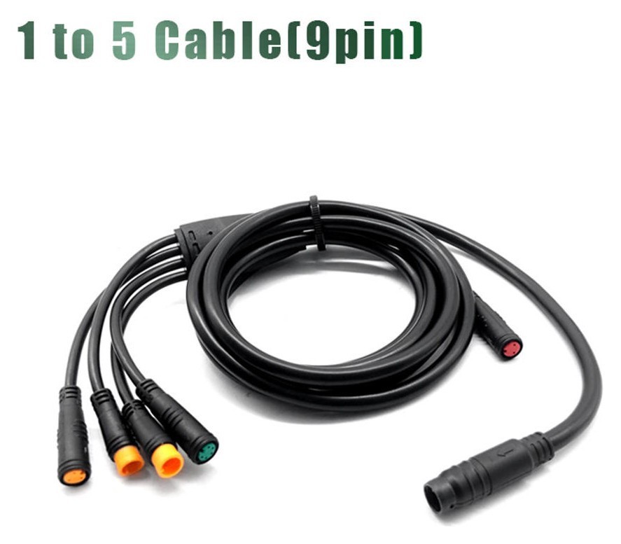 Кабель 2 до 4 750*150мм вологозахищені роз'єми (роз'єми для торм. ручок, ручки газу, дисплея, фари) GP