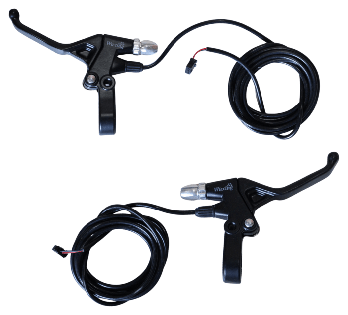 Тормозные ручки с сенсором отключения питания мотора Wuxing 49PPD