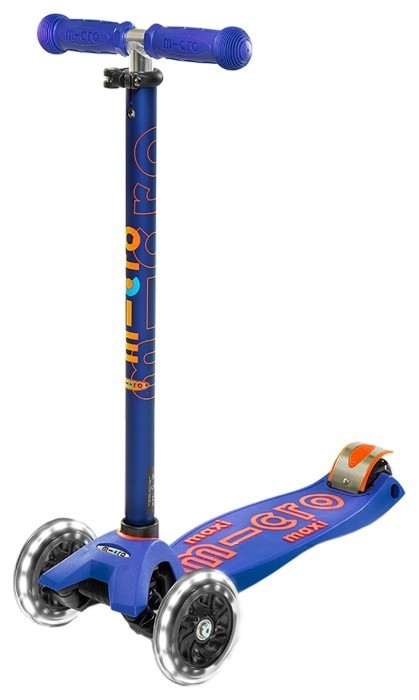 Самокат Micro Maxi Deluxe LED, укр, укр