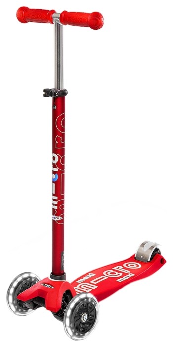 Самокат Micro Maxi Deluxe LED, укр, укр