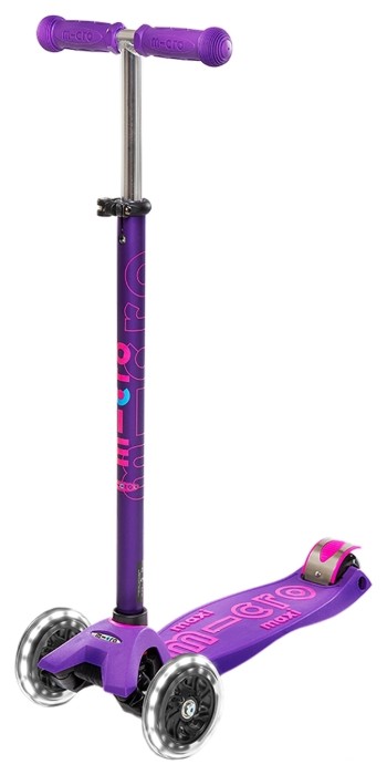Самокат Micro Maxi Deluxe LED, укр, укр