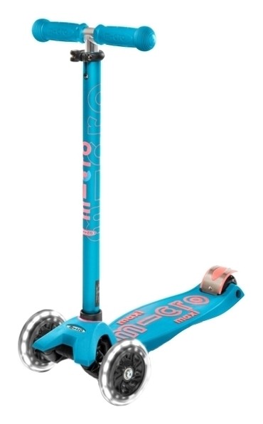 Самокат Micro Maxi Deluxe LED, укр, укр