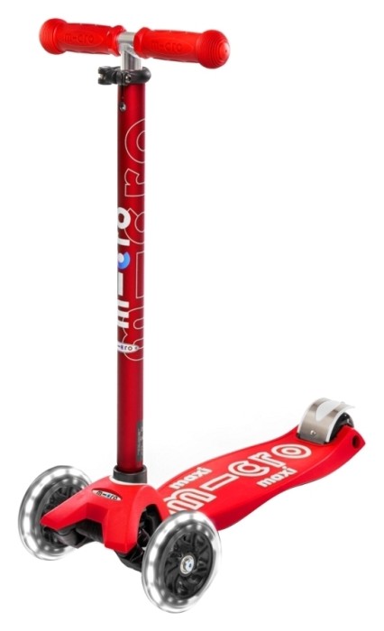 Самокат Micro Maxi Deluxe LED, укр, укр