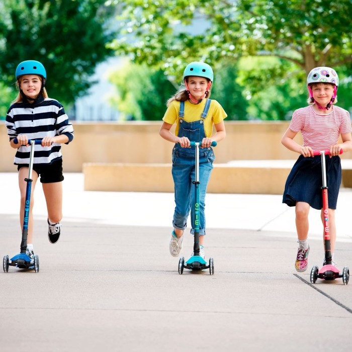 Самокат Micro Maxi Deluxe LED, укр, укр