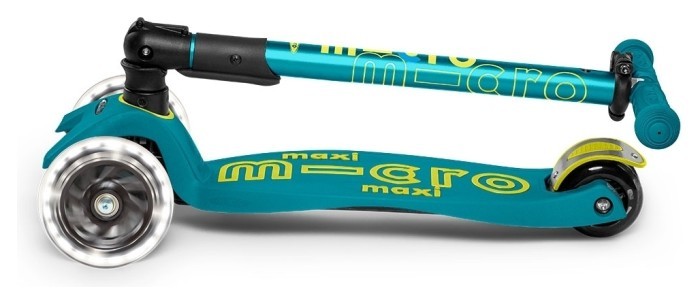 Самокат Micro Maxi Deluxe LED, укр, укр