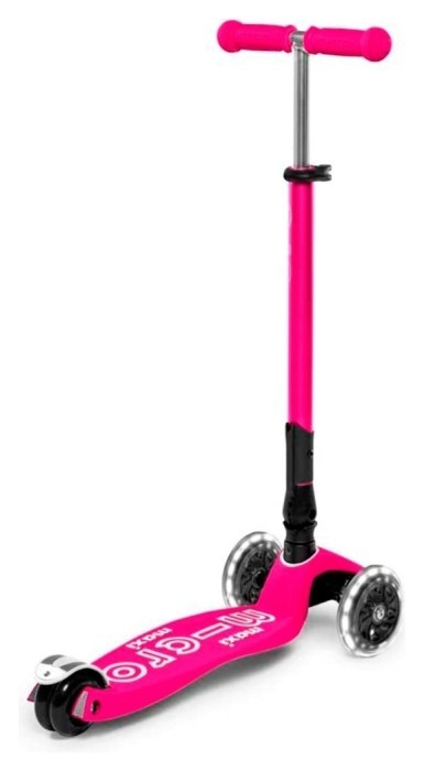 Самокат Micro Maxi Deluxe LED, укр, укр