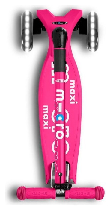Самокат Micro Maxi Deluxe LED, укр, укр