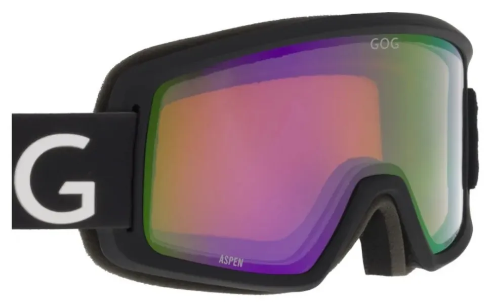 Маска GOG Aspen Photochromic Cat. 1-3 (Uni matt black/reflex purple)