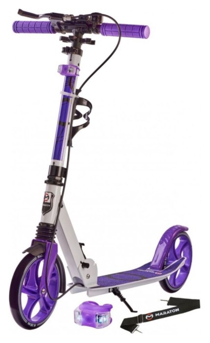 Самокат Maraton RIDER purple (Бузковий), укр, укр