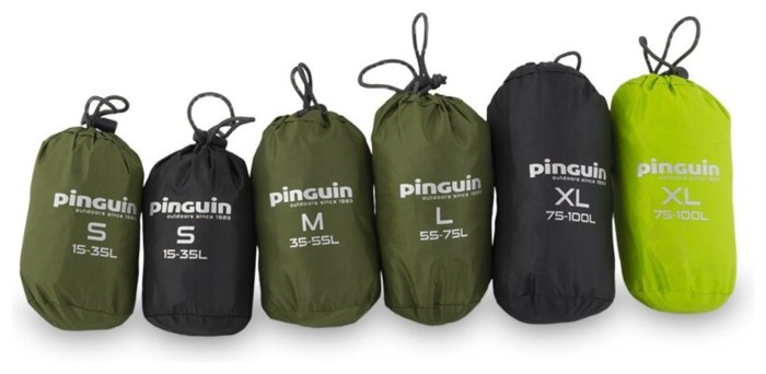 Чехол от дождя Pinguin Raincover 2020, 75-100 л, Black, р.