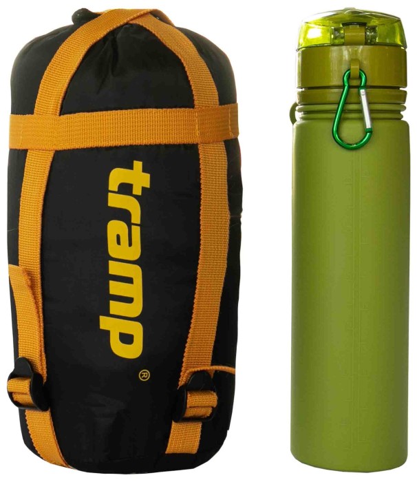 Спальний мішок  Tramp Airy Light ковдра з капюш  правий yellow/grey 190/80 UTRS-056-R