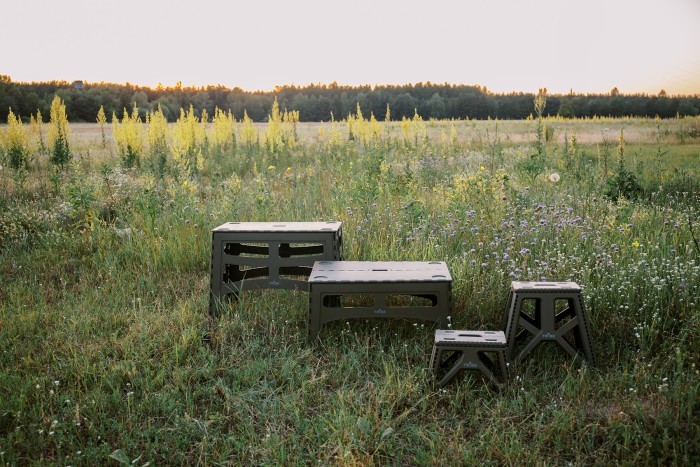 Стіл Tribe Camp Table Low пластиковий T-EF-0003-olive, укр, укр