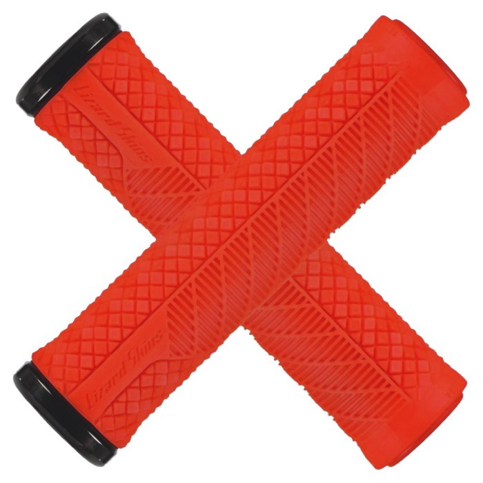Грипсы Lizard Skins CHARGER EVO 136мм, с одним замком, Fire Red