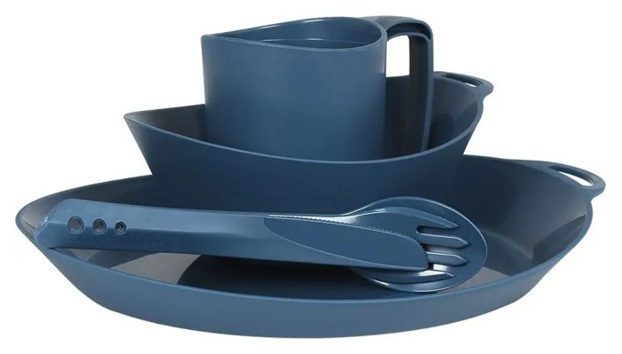 Набір Lifeventure Ellipse Camping Tableware Set Navy, укр, укр