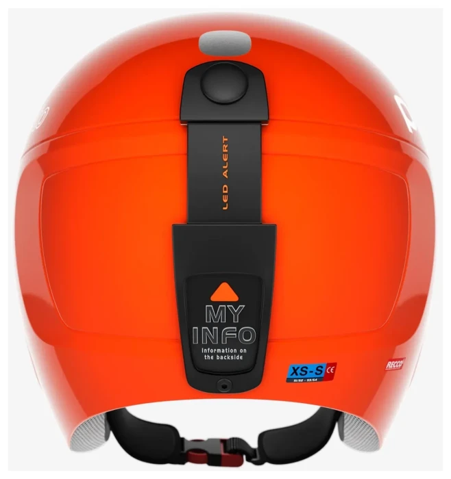 Горнолыжный шлем POC POCito Skull, Fluorescent Orange, One size