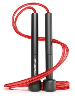 Скакалка PowerPlay 4201 Basic Jump Rope Червона (2,8m.)