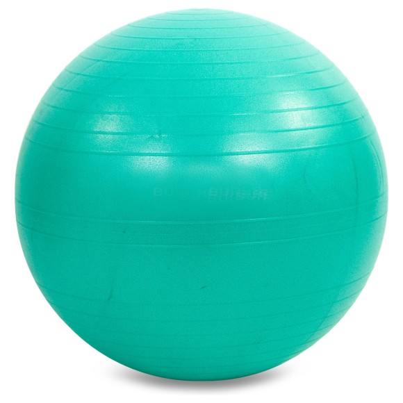 М'яч для фітнесу (фітбол) гладкий сатин 65см Zelart FI-1983-65, м'ятний