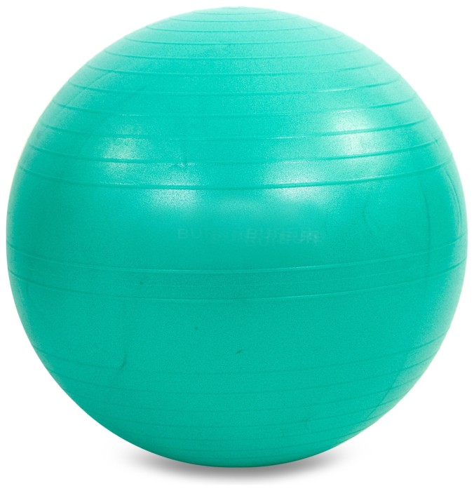 Мяч для фитнеса (фитбол) гладкий сатин 65см Zelart FI-1983-65, мятный