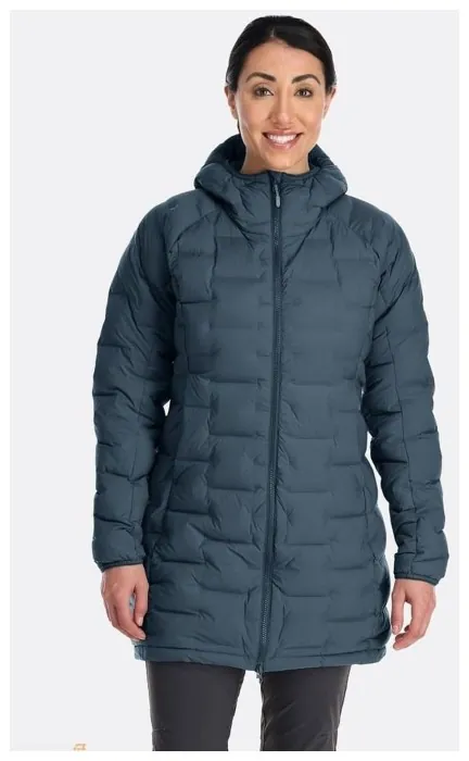 Куртка-парка жіноча зимова Rab Cubit Stretch Down Parka W Orion Blue, S