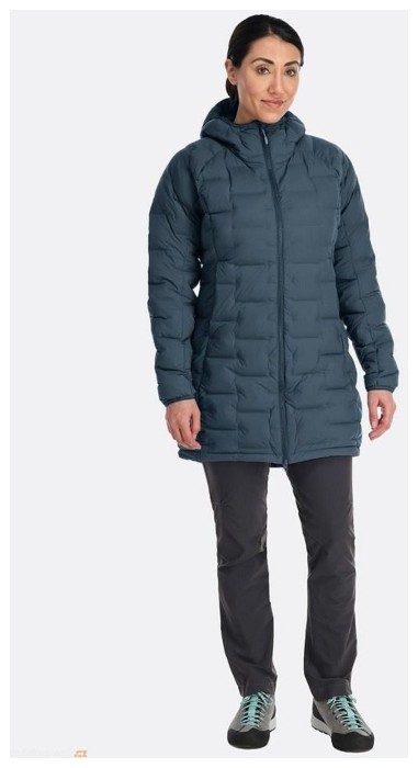 Куртка-парка жіноча зимова Rab Cubit Stretch Down Parka W Orion Blue, S