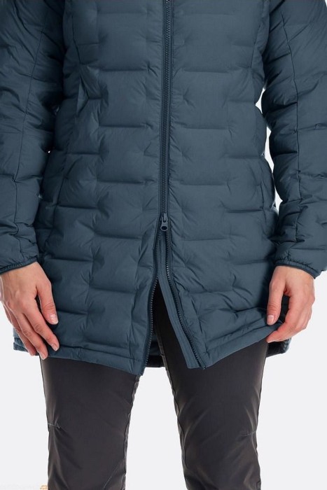 Куртка-парка жіноча зимова Rab Cubit Stretch Down Parka W Orion Blue, S