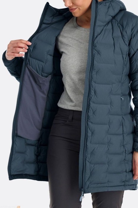 Куртка-парка жіноча зимова Rab Cubit Stretch Down Parka W Orion Blue, S