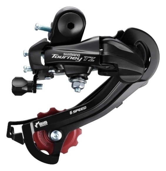 Переключатель задн. индекс. 7-к под болт черн. SHIMANO RD-TZ500, укр