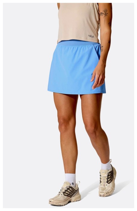 Шорты-юбка женские Rab Momentum Tech Skort Wmns, Bluebird, 10, Regular