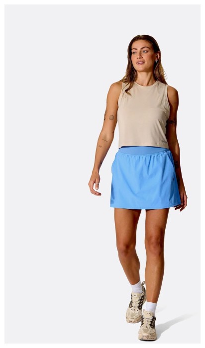 Шорты-юбка женские Rab Momentum Tech Skort Wmns, Bluebird, 10, Regular