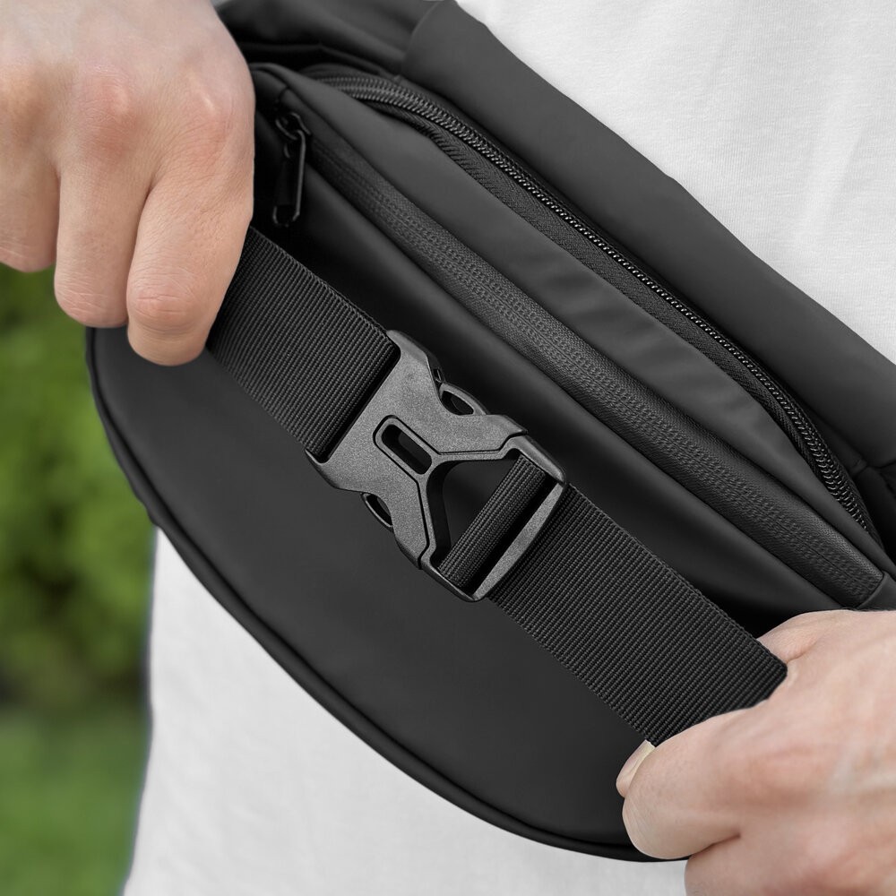 Чоловіча бананка чорна Pobedov Minimal