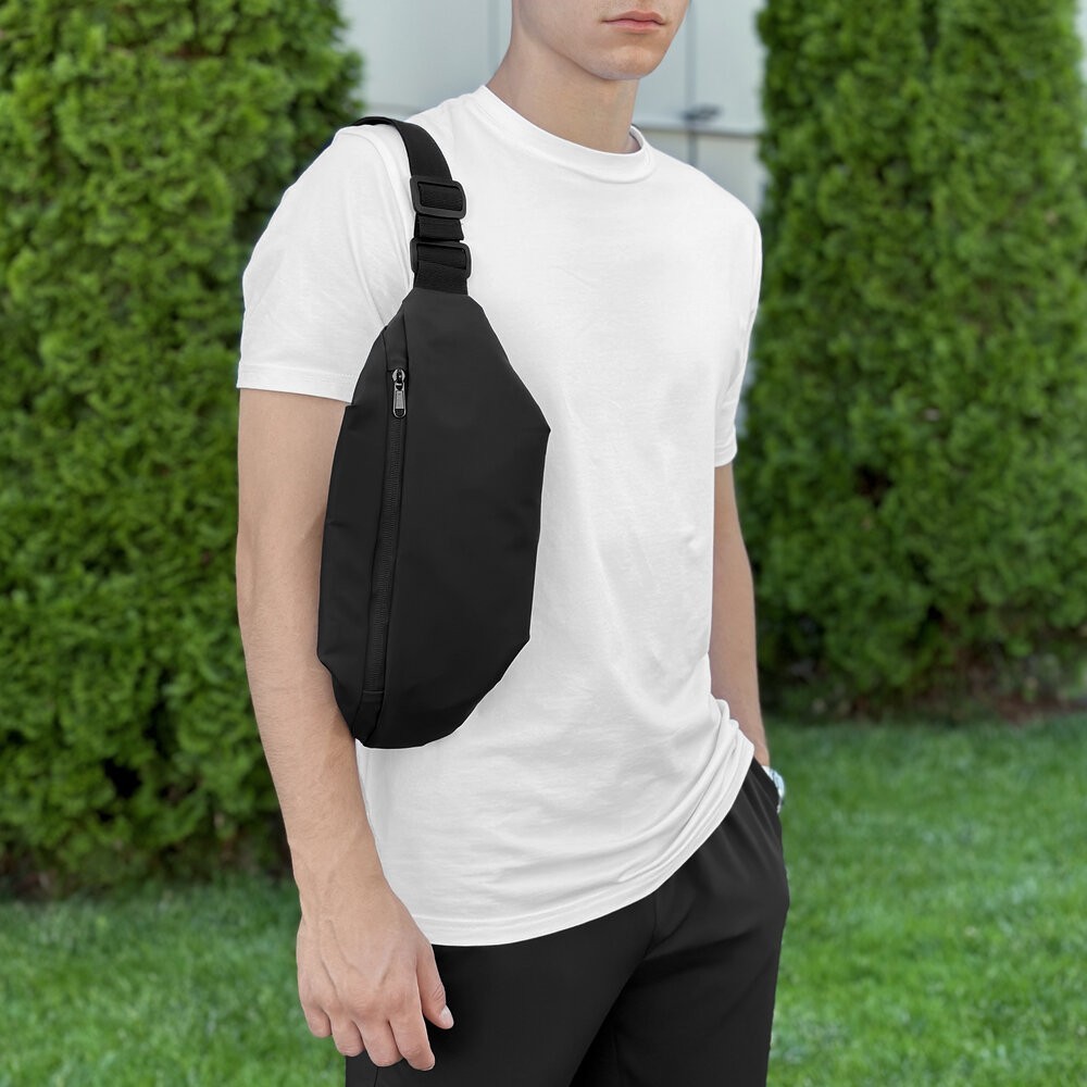 Чоловіча бананка чорна Pobedov Minimal, укр, укр