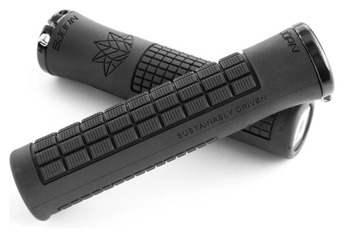 Гріпси ODI Bjorn, V2.1 Lock On, Black/White w/Black Clamp (чорні з чорними замками), укр, укр