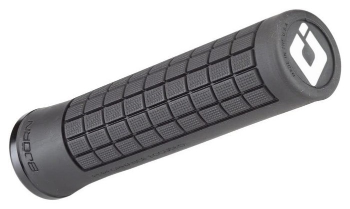 Гріпси ODI Bjorn, V2.1 Lock On, Black/White w/Black Clamp (чорні з чорними замками)