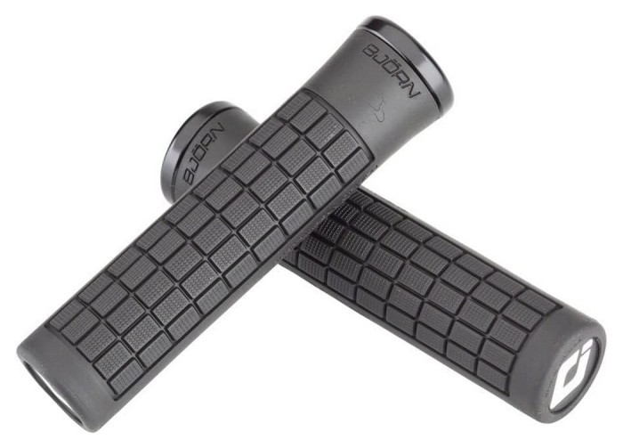 Гріпси ODI Bjorn, V2.1 Lock On, Black/White w/Black Clamp (чорні з чорними замками), укр, укр