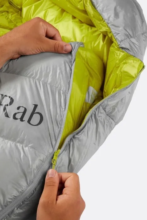 Спальный мешок Rab Mythic 400 Regular, (-6°C), 185 см - Left Zip, Cloud